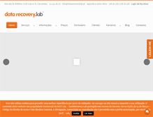 Tablet Screenshot of datarecoverylab.pt