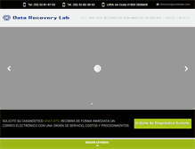 Tablet Screenshot of datarecoverylab.com.mx
